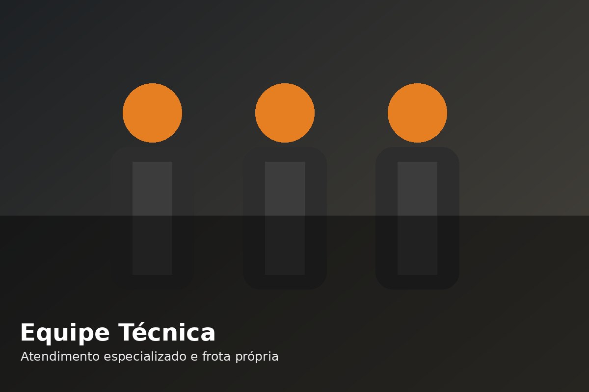 Equipe técnica Solução MIC ao lado do caminhão de sucção